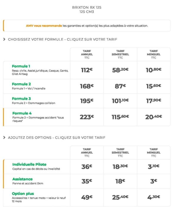 obtenez un devis personnalisé pour votre assurance moto en quelques clics. comparez les meilleures offres et choisissez la protection idéale pour votre deux-roues, avec des garanties adaptées à vos besoins et à votre budget.